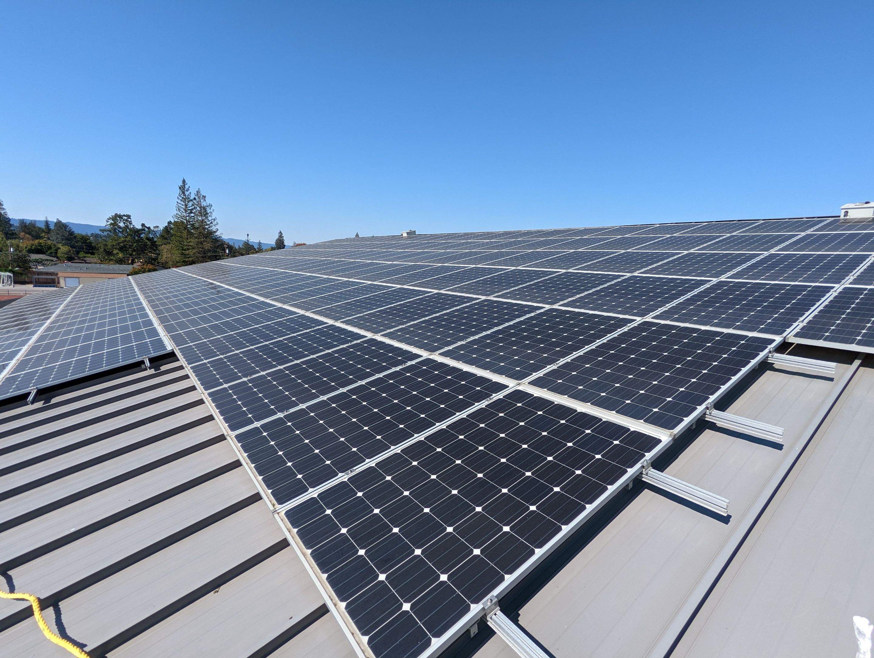 Los Alots Commercial Solar Panel Cleaning by All One Solar Shine