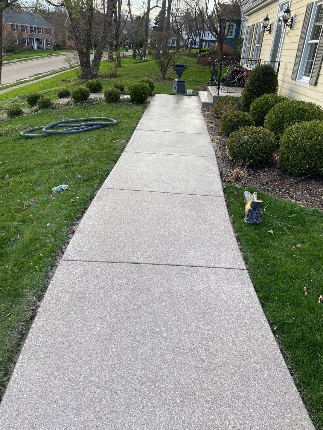 Large Patio + Garage Project in Pittsburgh by Floors in a Day, Inc