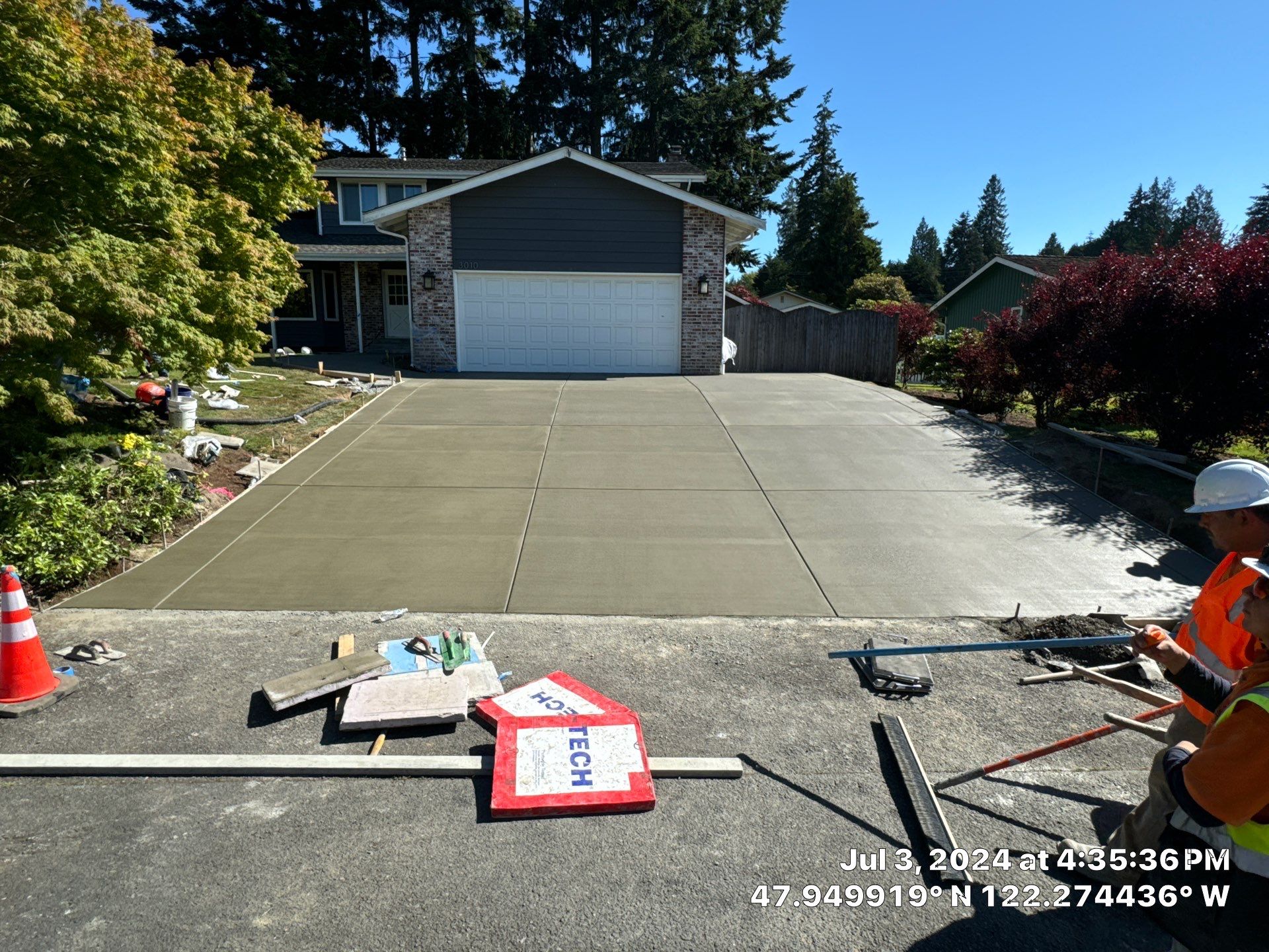 Jacob | Concrete Driveway  by Jireh Asphalt & Concrete Inc 