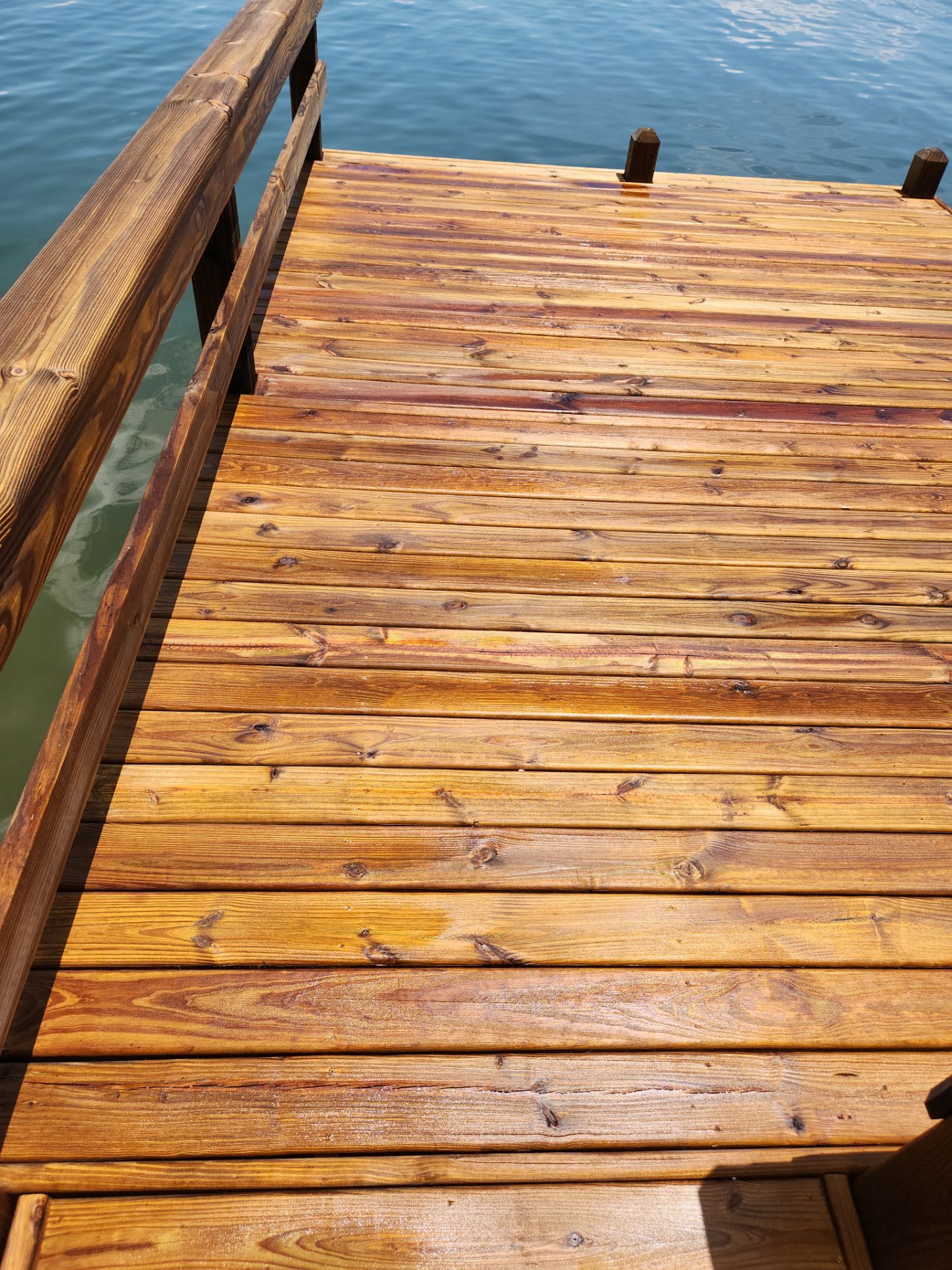 Dock using Wood Sealant by DuraSeal