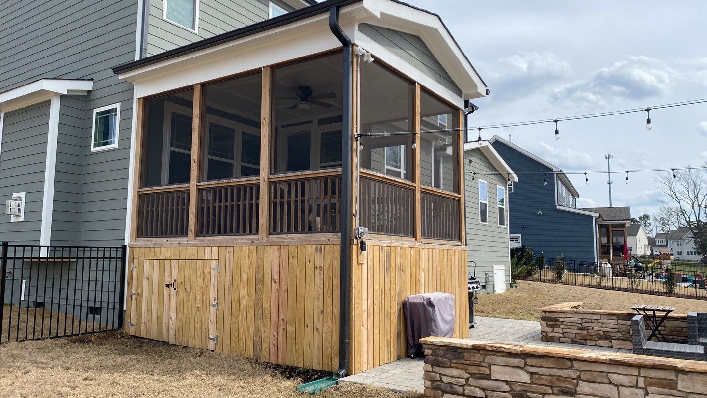 Screened Porch using Wood Sealant by DuraSeal