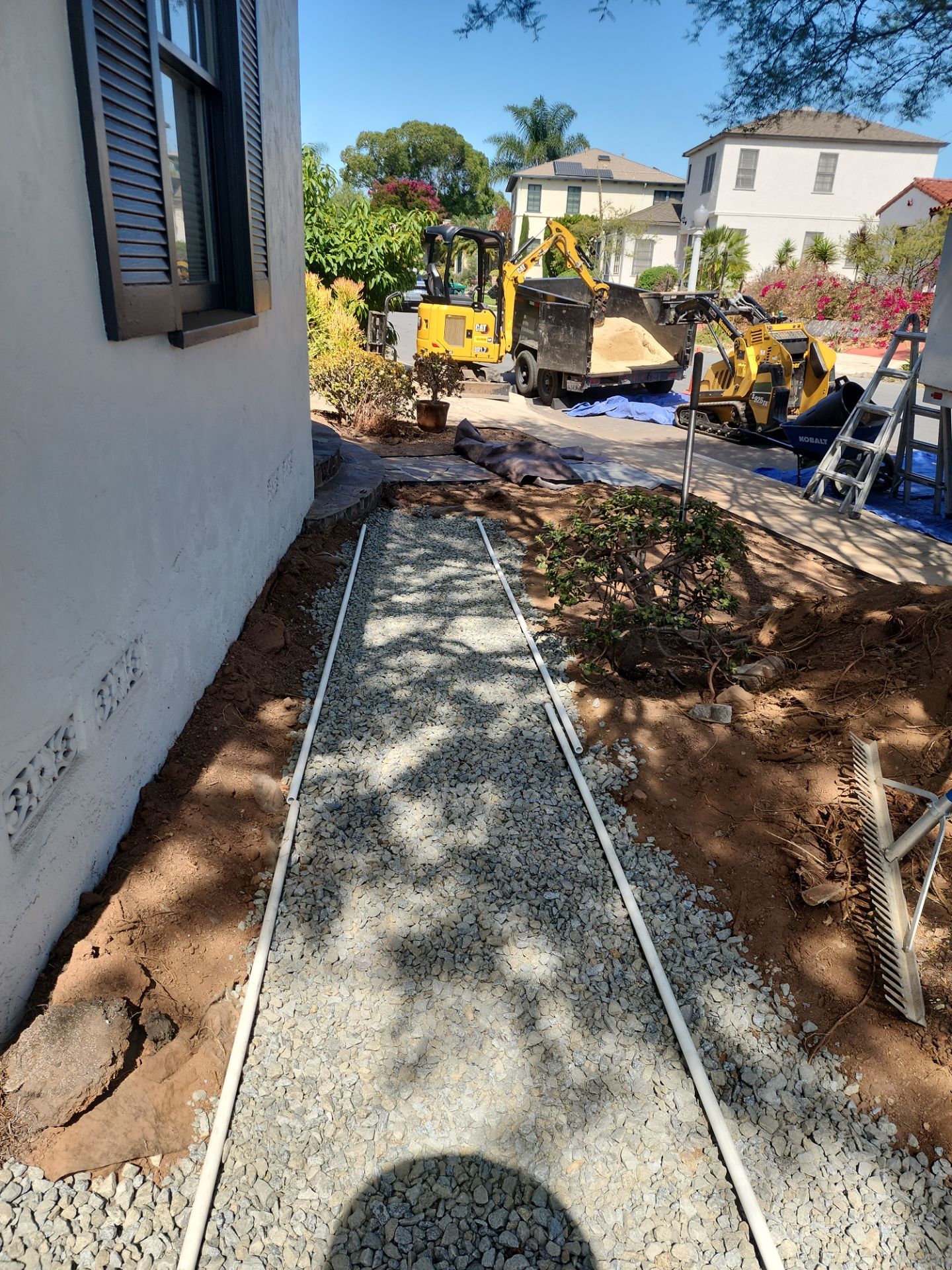 Xeriscape Transformation with River Rock and Irrigation in San Diego by Yard Techs