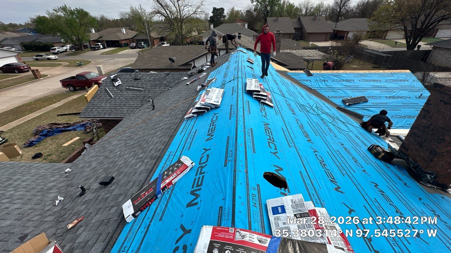 Project in Oklahoma City by Icon Roofing And Construction