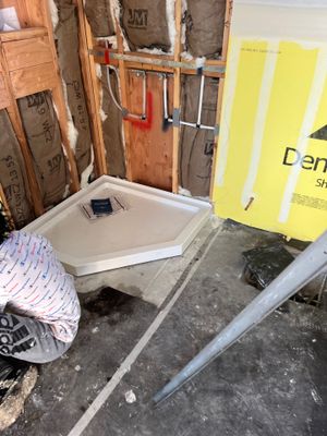 Installing Shower and New Piping