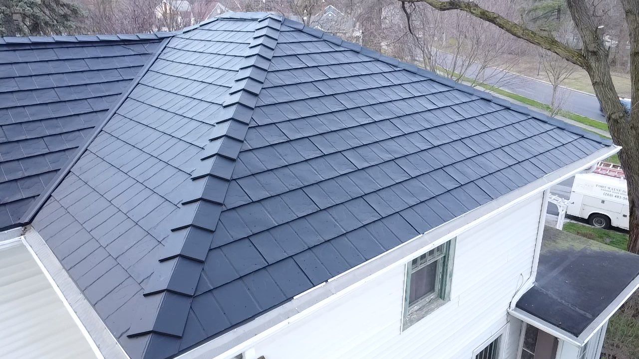 Slate Profile Metal Shingle Roof for Historic Home – Fort Wayne, IN by 4Ever Metal Roofing