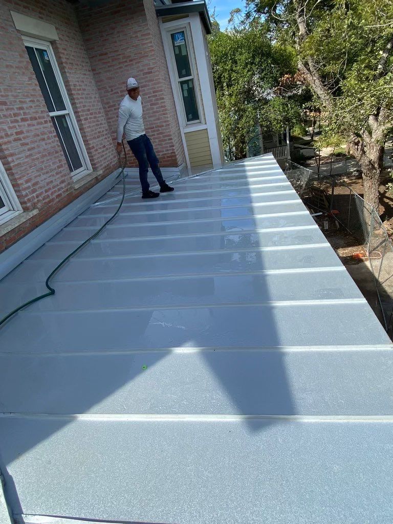 Residential Metal Roof Installation using McElroy Metal by Premier Roofing and Contracting