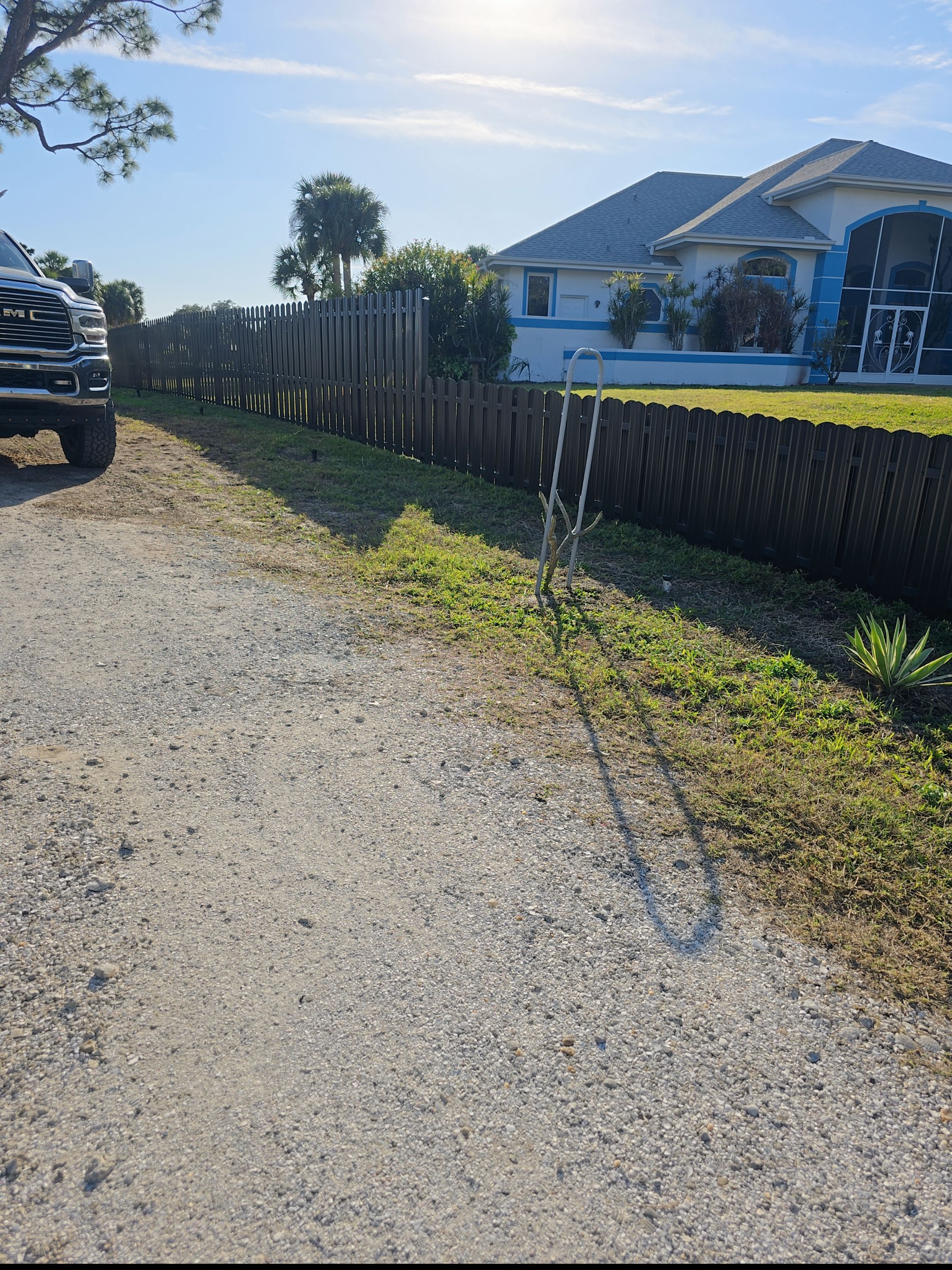 Bronze Metal Privacy Fence in Port Charlotte by True Fence LLC