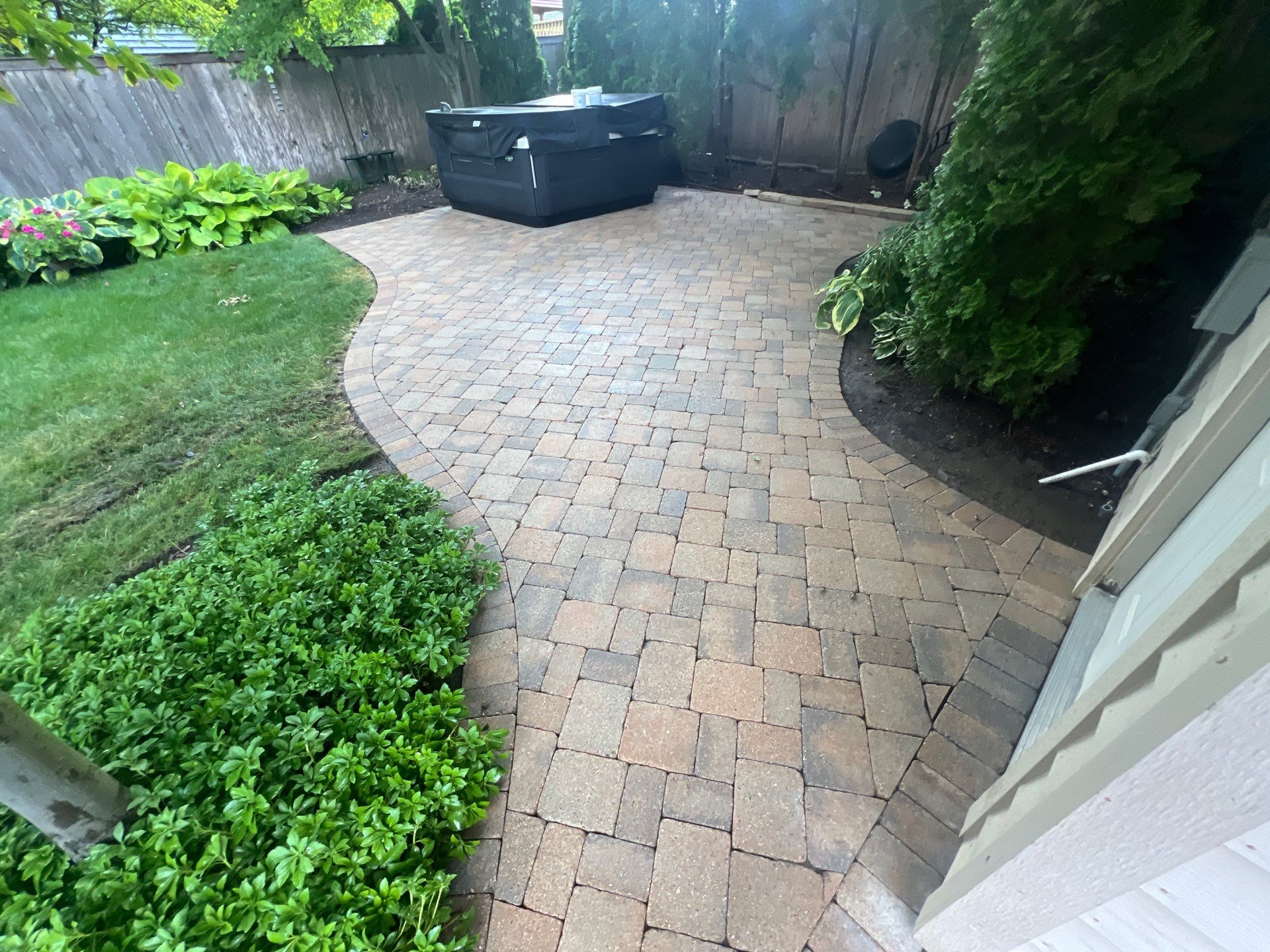 Brick paver clean, sand and seal.  using surebond SB-8700 by Northern Power Washing LLC.