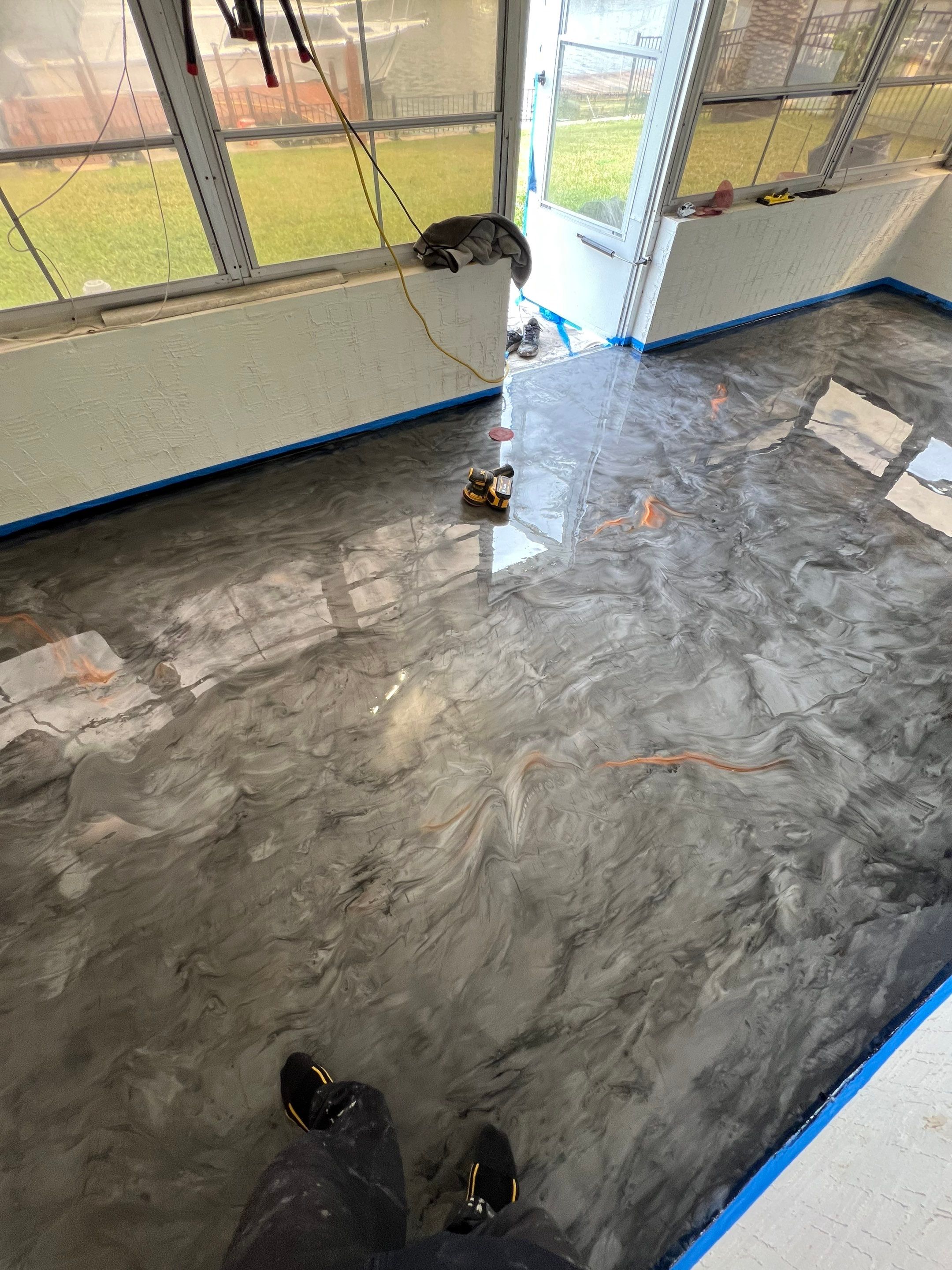 Project in New Port Richey by High Tech Epoxy