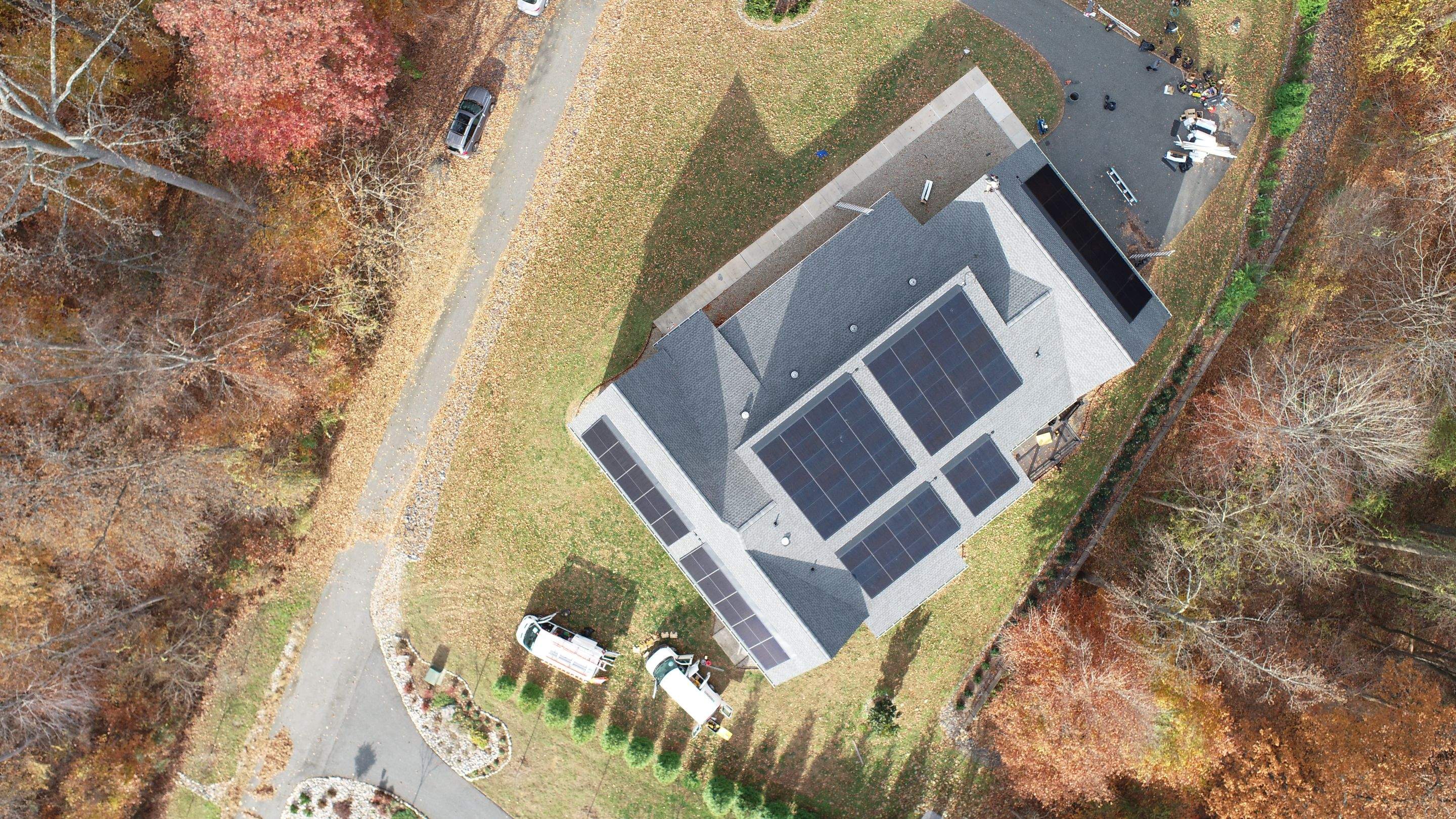 Solar Roof using GAF Decotech integrated panels by American Home Contractors