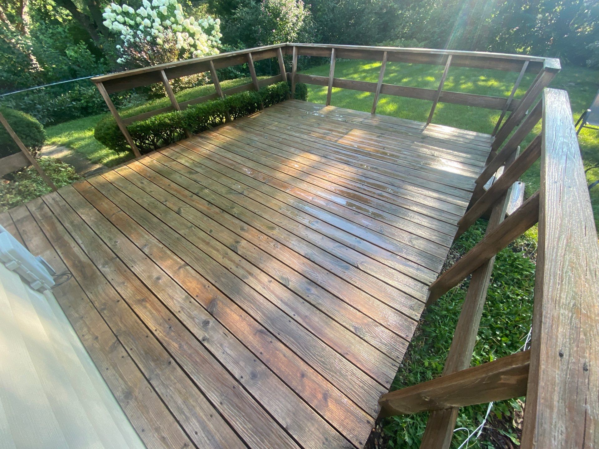 Small Deck Clean by Shulla Exterior Cleaning