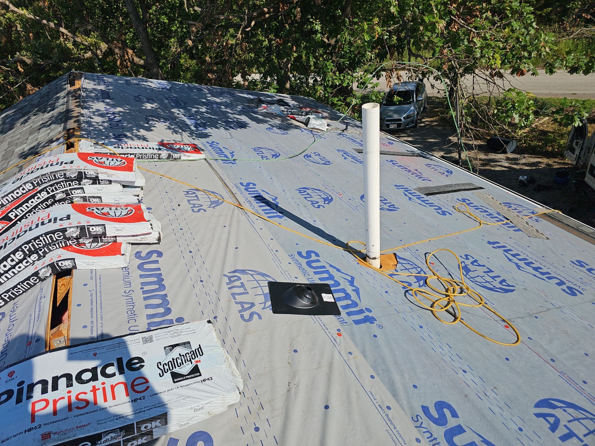 Residential Roofing Install - Atlas Pinnacle Pristine Shingles - Color Coastal Granite  by Titan Commercial & Residential Roofing 