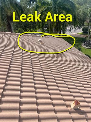 Concrete Tile Roof Leak Repair and Wood Decking Replacement in Parkland