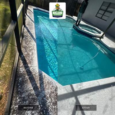 Pool Deck & Sidewalk Cleaning