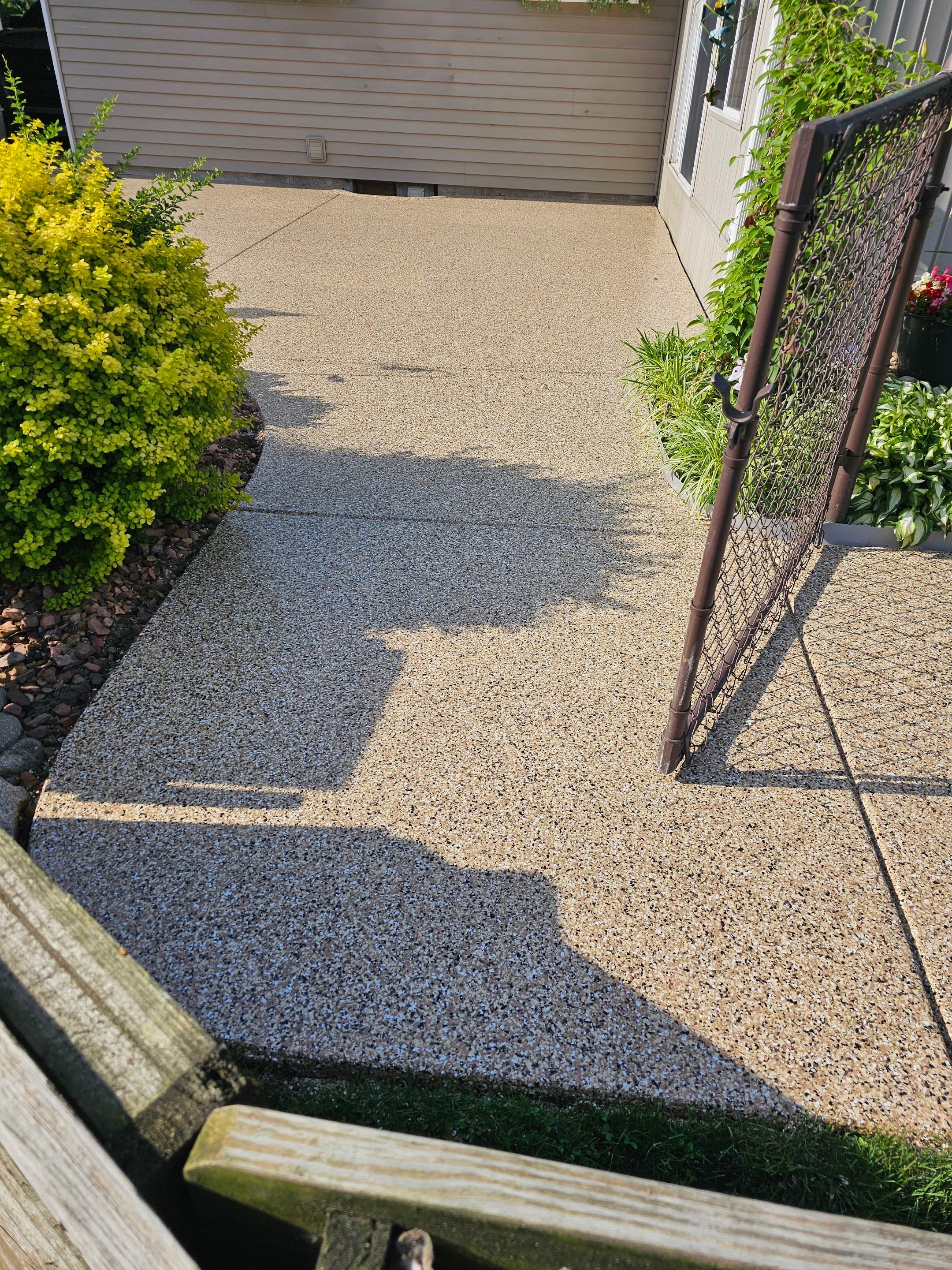 Patio Coating in South Bend! by Innovative Spaces / Innovative Concrete Coatings
