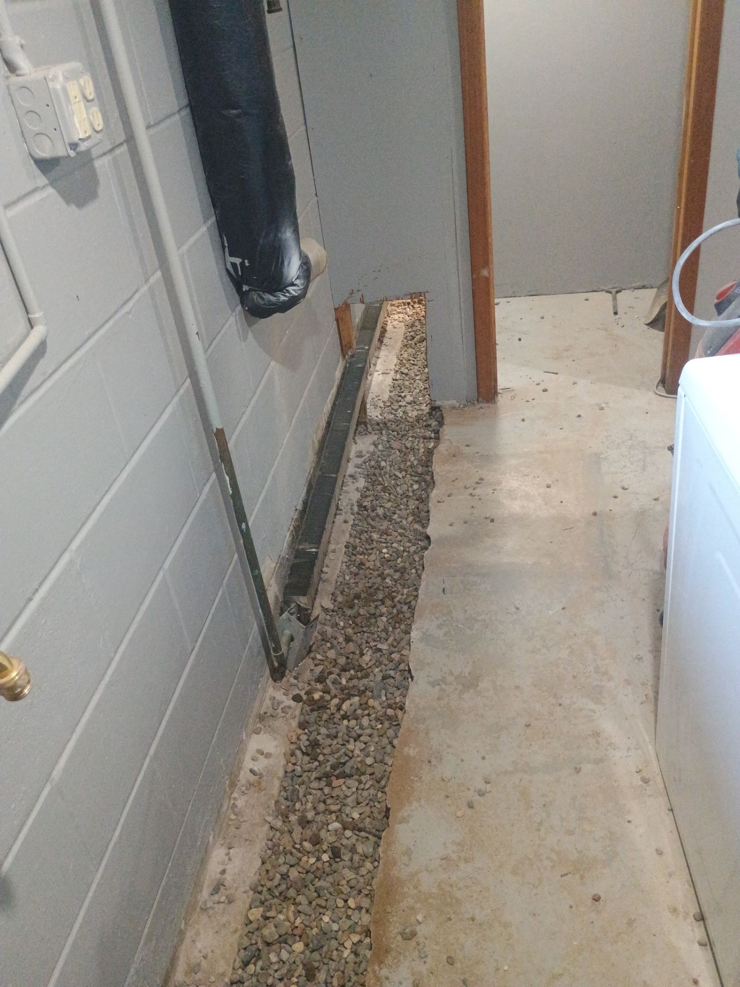 Drain Tile, Sump Pump & Buried Discharge in Columbia Heights by Waterproofing Northeast