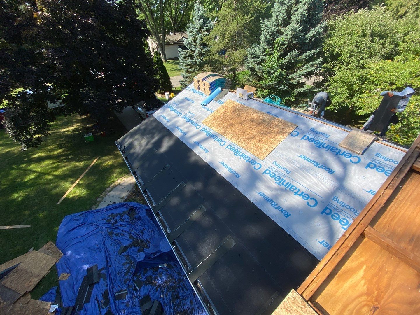 Roof Replacement using CertainTeed Landmark by 180 Contractors