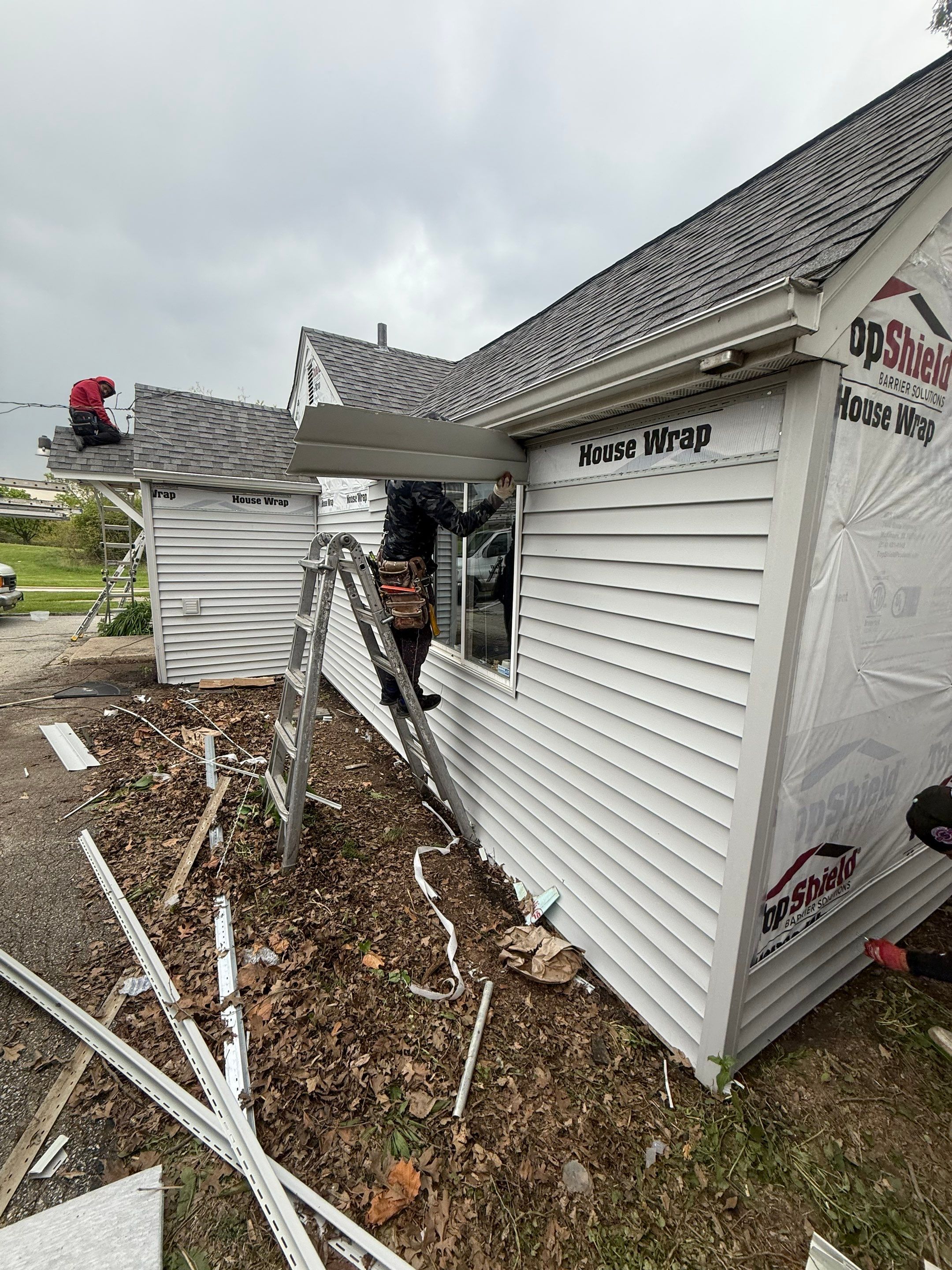 Roof and siding replacement by hail damage by Just Brilliant Restoration JBR