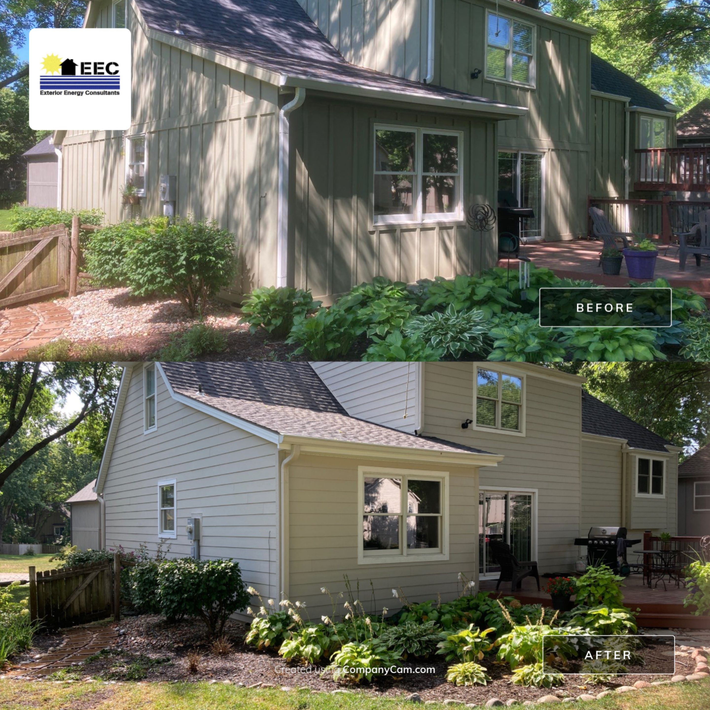 Siding Installation using James Hardie by EEC  Windows, Siding & Roofing 