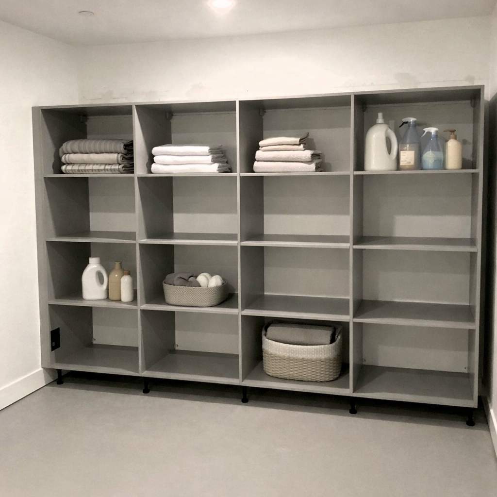 Basement Laundry Room Storage in Boulder by Concept 32, Inc.