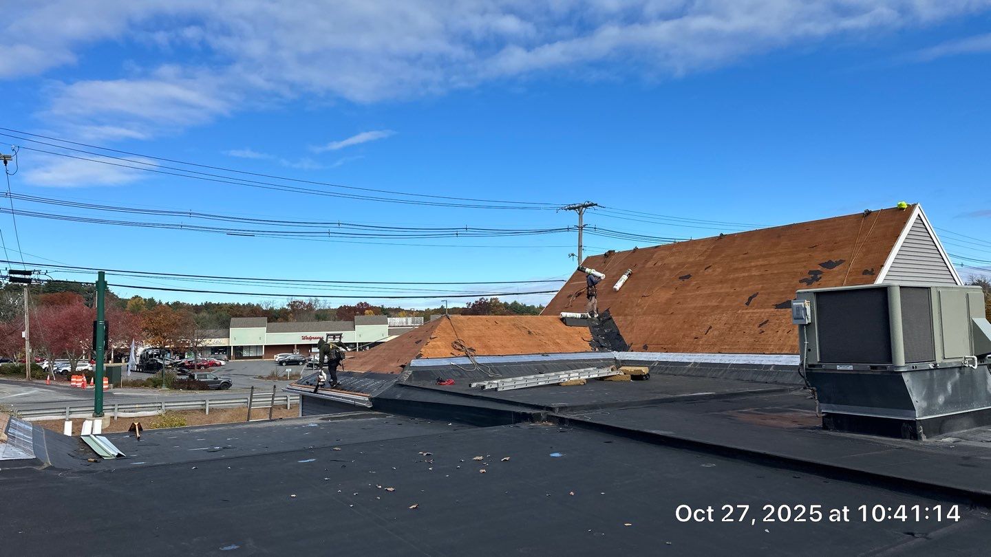 Acton EPDM Roof Edge Reconstruction with Tapered Insulation System by Mighty Dog Roofing of Greater Middlesex County