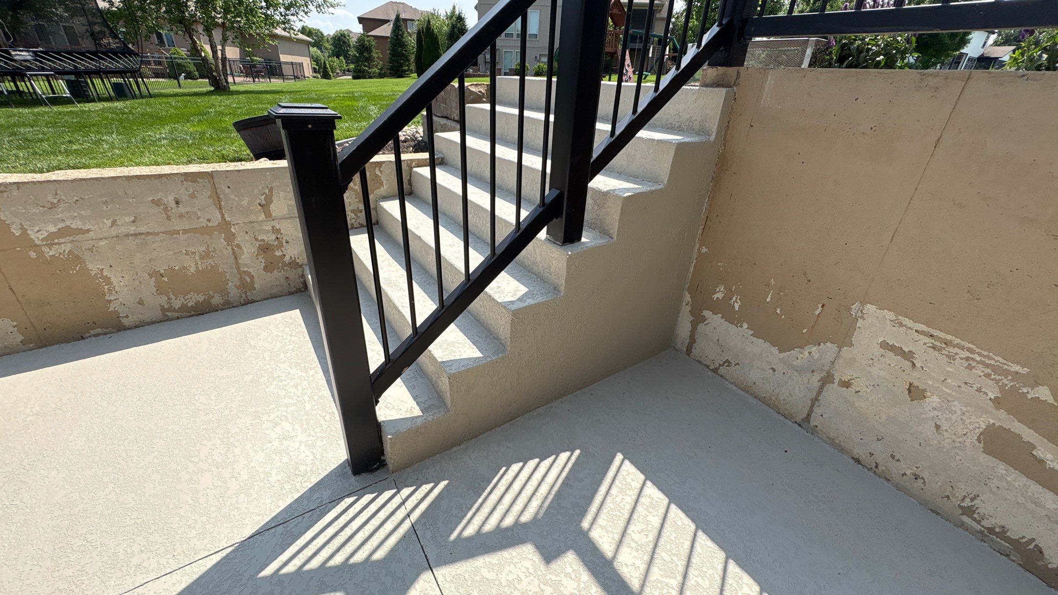 Stamped Concrete Resurface - Lee's Summit, MO by Big Red Decorative Concrete, LLC