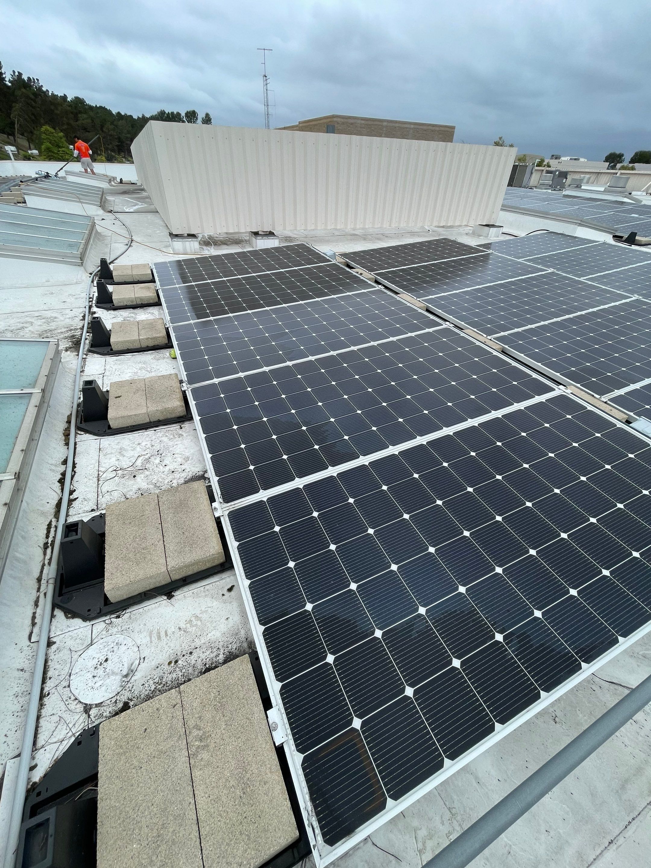 Commercial Solar Cleaning by Palm Coast Solar Cleaning
