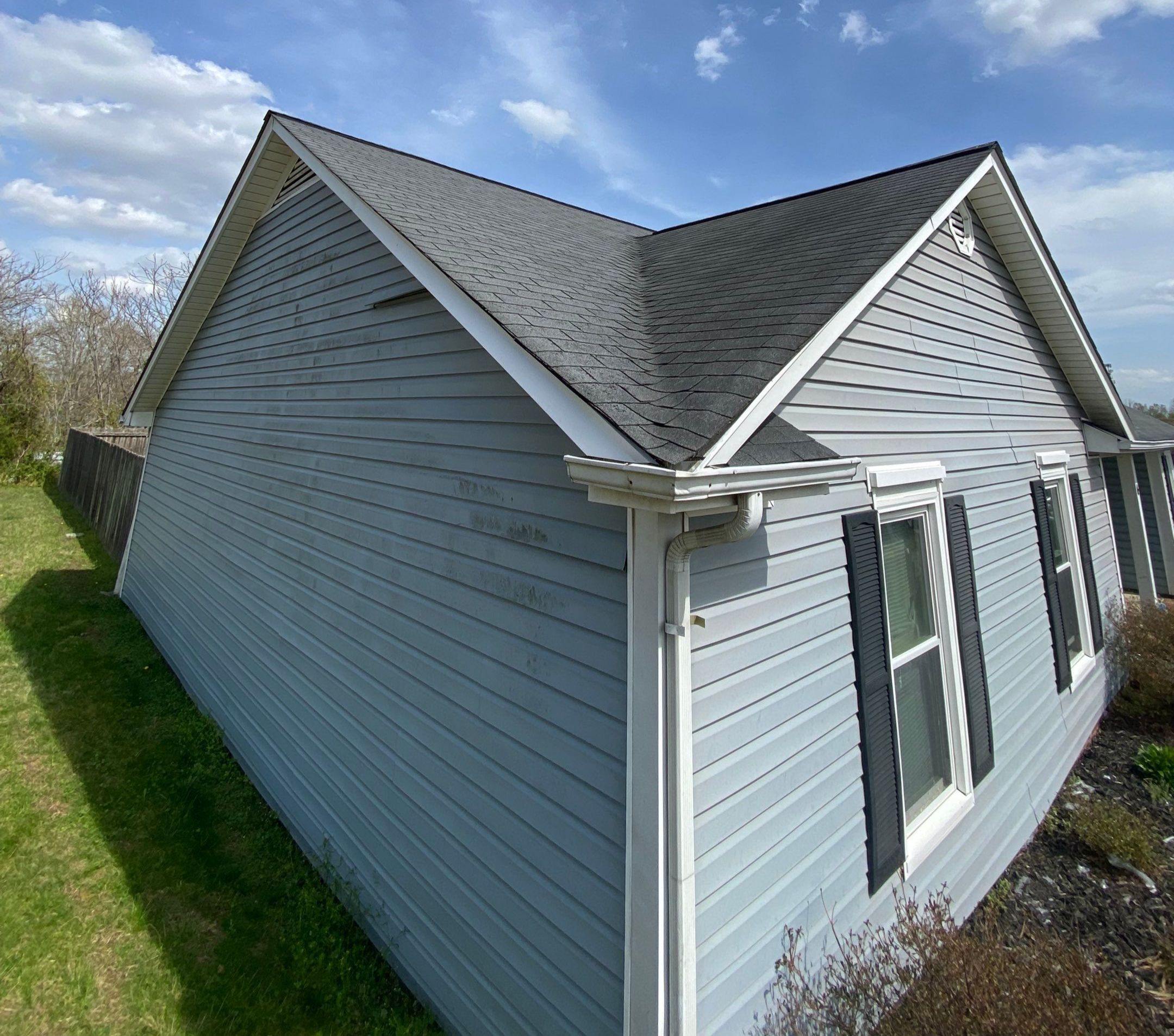 Roof replacement and siding by hail damage by Just Brilliant Restoration JBR