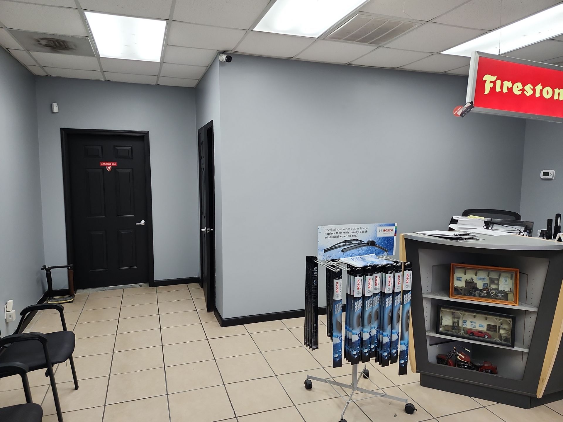 Interior Painting - Tire Shop by Fresh Coat Painters of NW Houston
