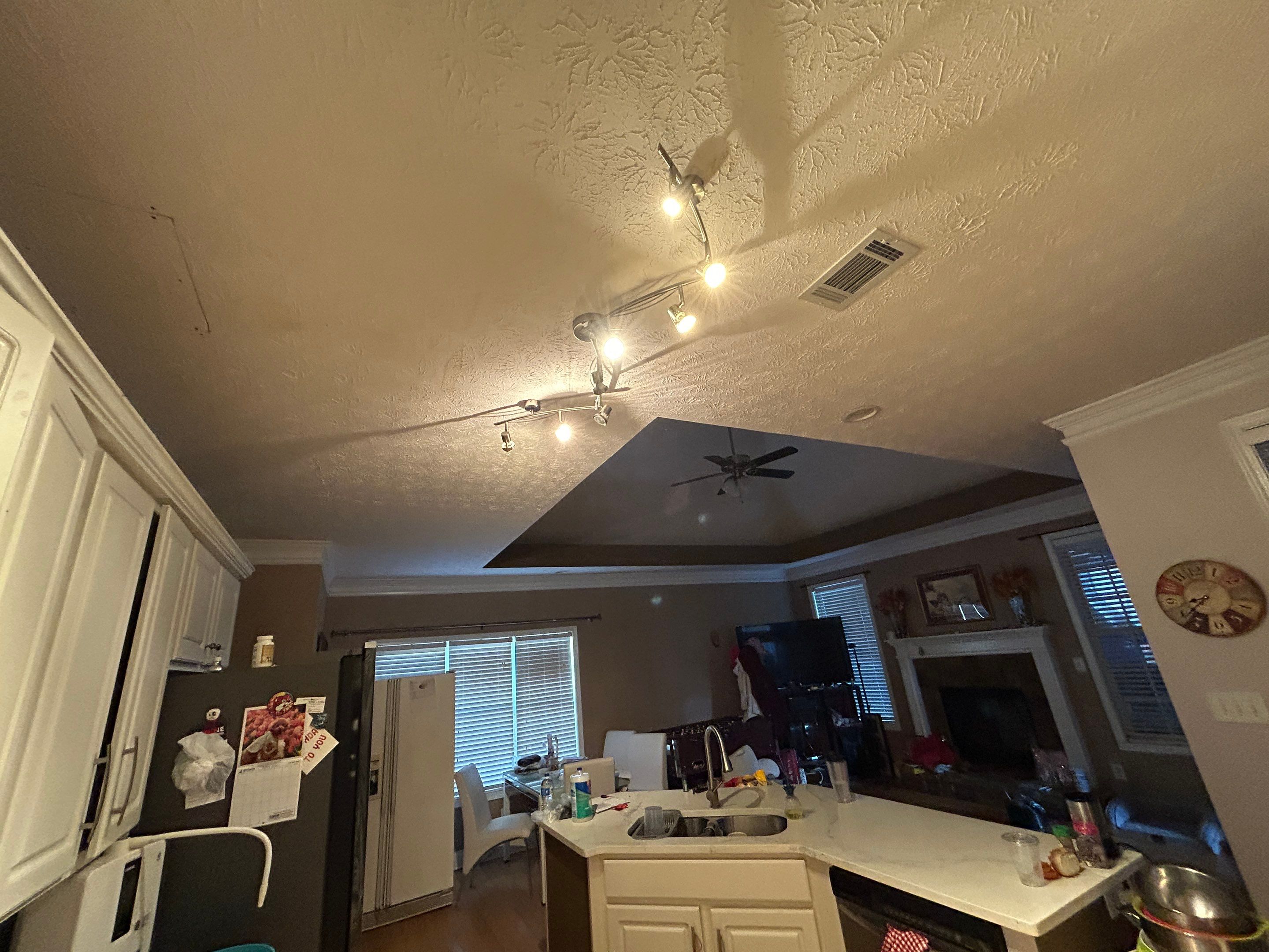 Kitchen Ceiling Repair and Interior Painting in McDonough by PGP Surface Solutions, LLC