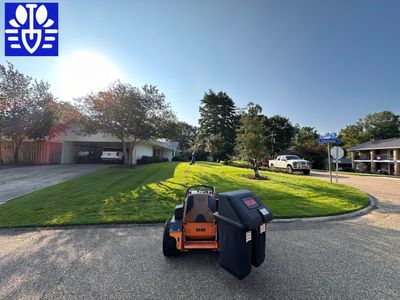 RESIDENTIAL LAWN MAINTENANCE: *OPTIONAL* VAC & BAG GRASS CLIPPINGS AND DEBRIS WITH SCAG GRASS CATCHERBAGGING GRASS CLIPPINGS AND DEBRIS WITH SCAG GRASS CATCHER