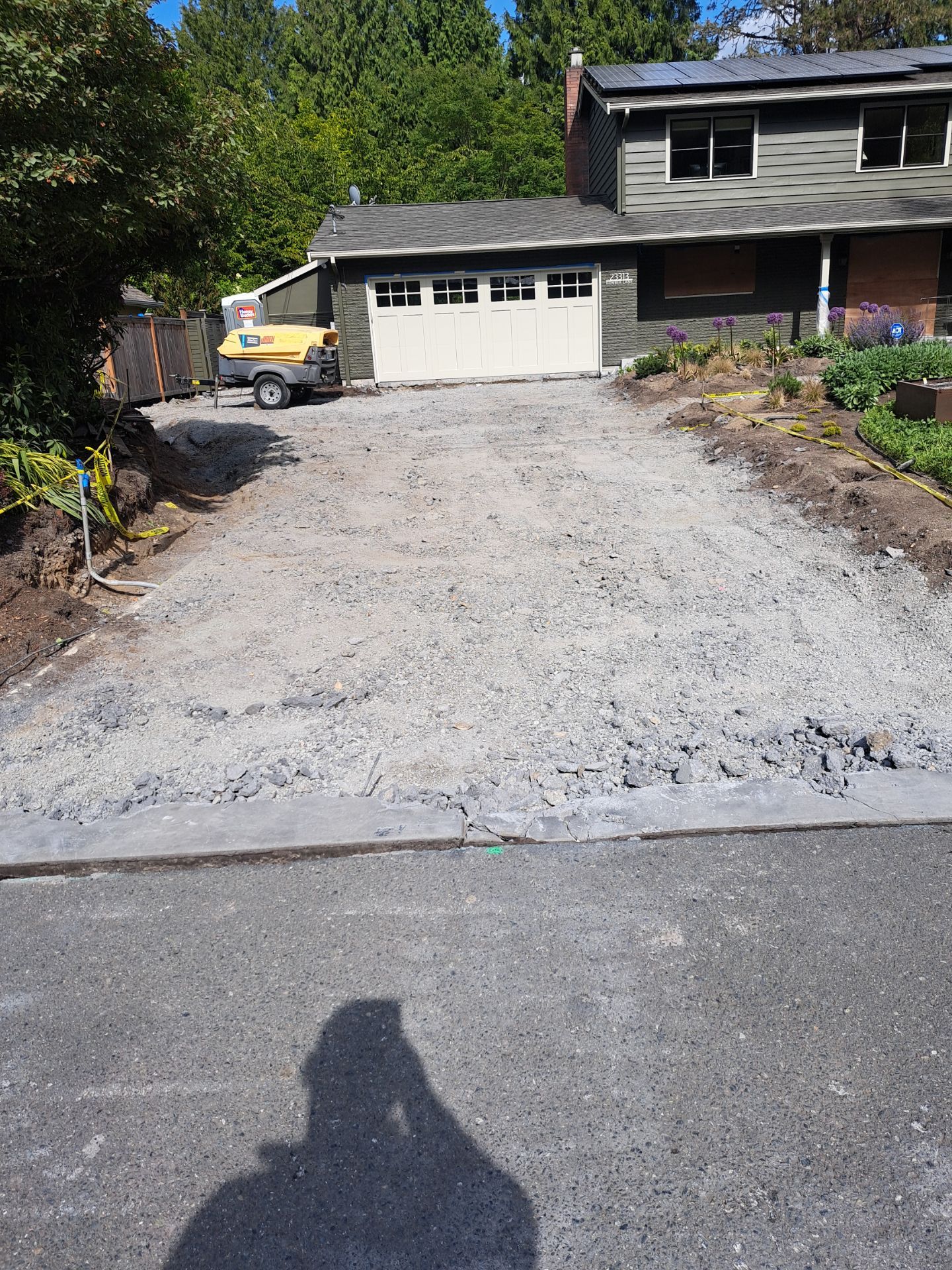 Concrete Driveway Makeover | Edmonds  by Jireh Asphalt & Concrete Inc 