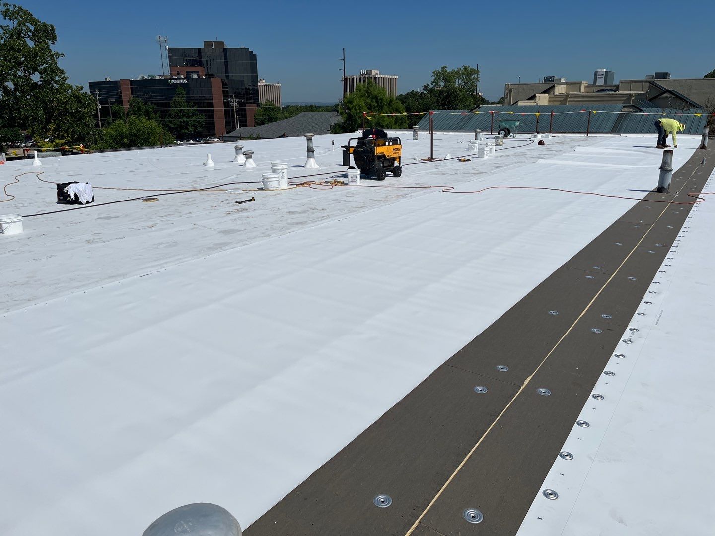 TPO Project in Tulsa by Decor Roofing & Restoration