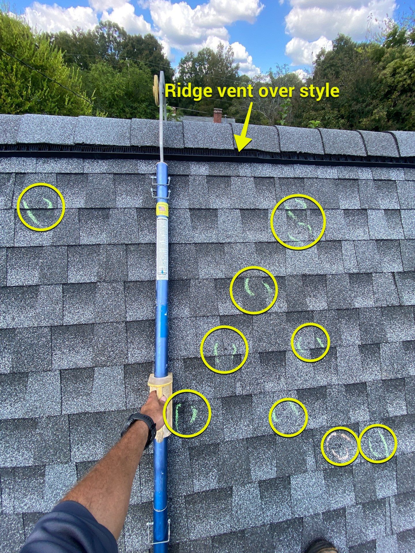 Roof replacement by hail damage  by Just Brilliant Restoration JBR
