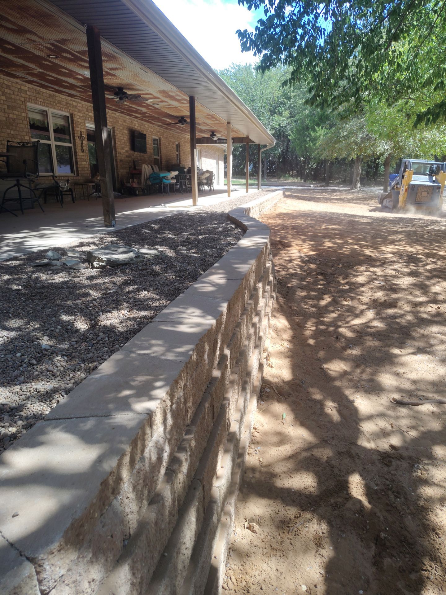 Retaining Wall by Clays Services Inc