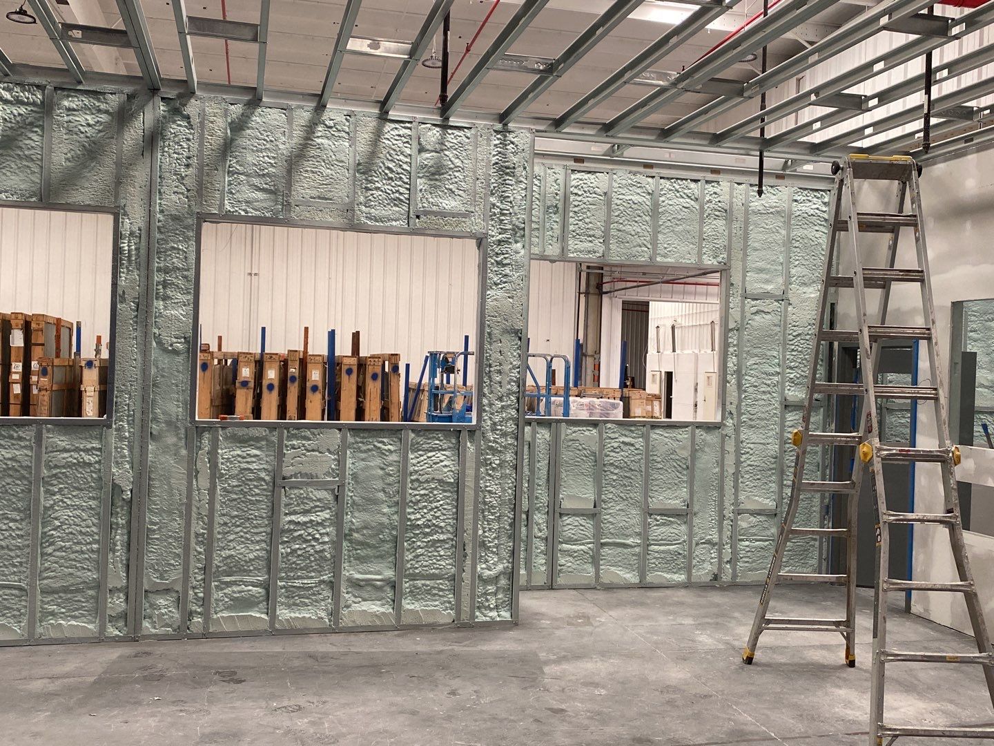 Spray Foam Insulation using Demelek Spray foam by Straight Edge Roofing Inc