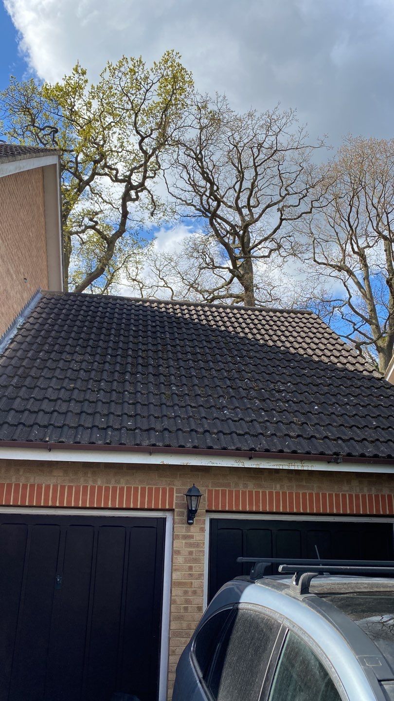 Roof - Driveway - Patio using Honda 15lpm Low Pressure Washing Machine by Ges Exterior Cleaning ltd