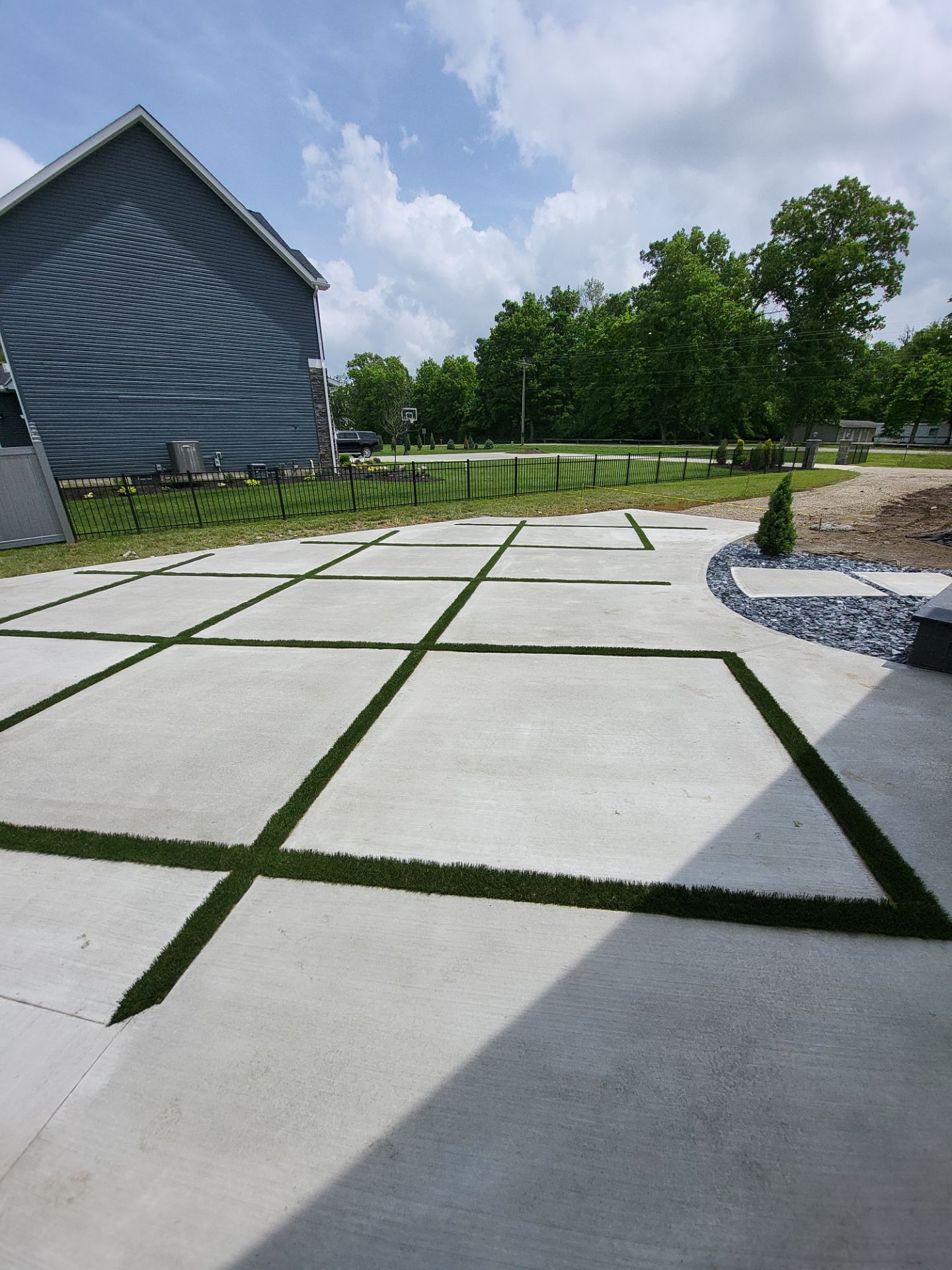 Turf Strip Driveway in Marysville, OH by Southwest Greens Midwest