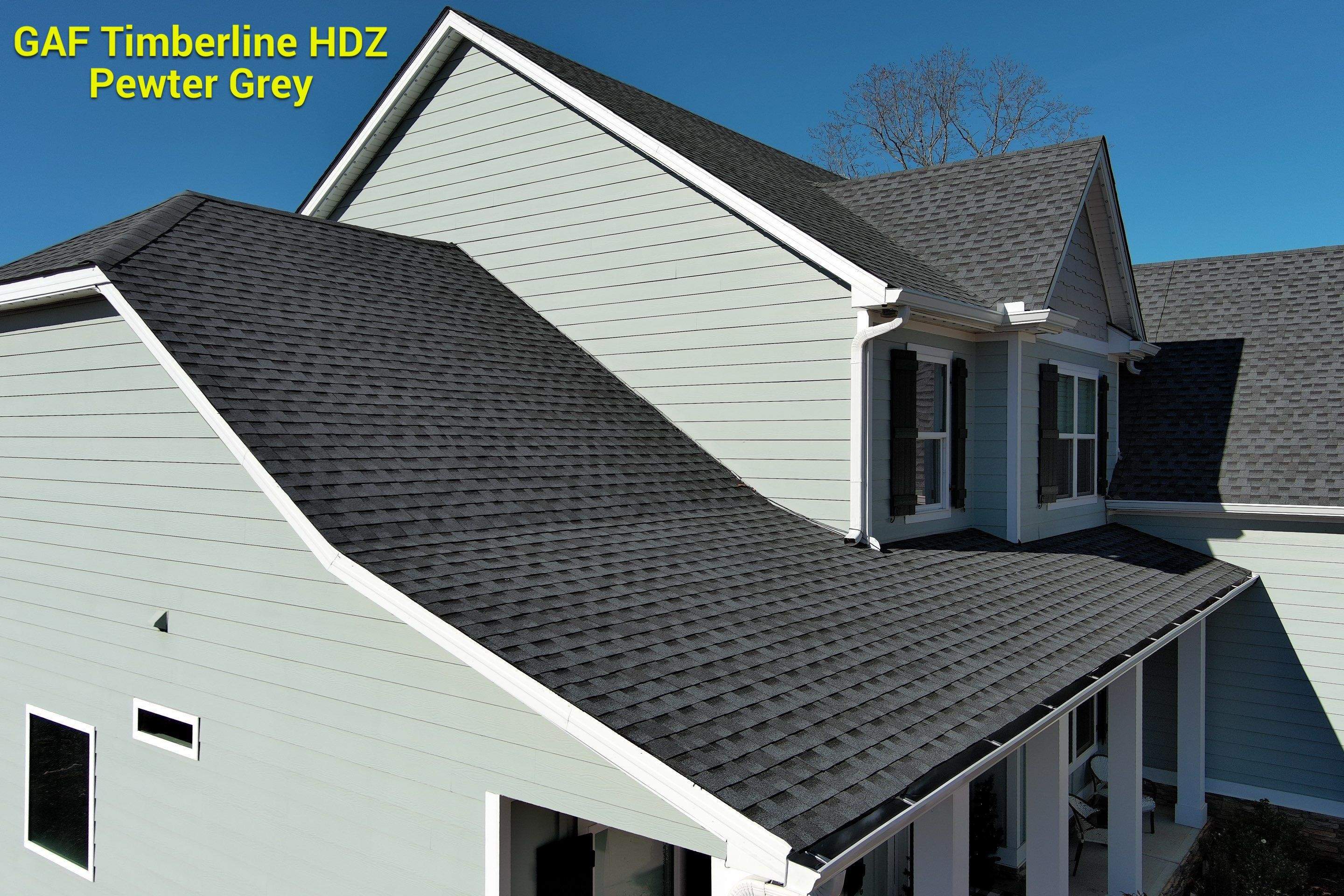 New roof installation and shingle colors by Rhino Restoration
