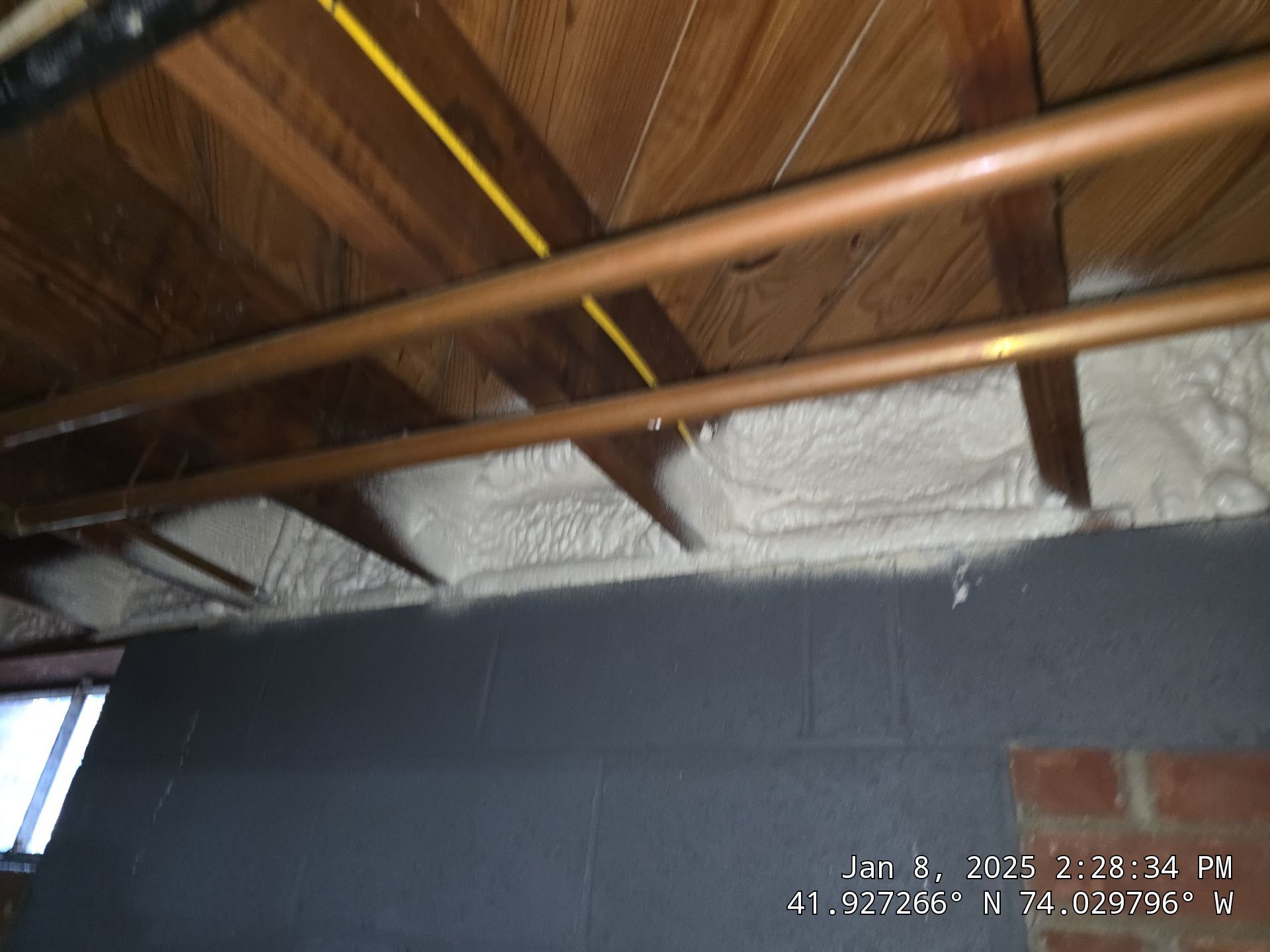 Attic Insulation using Closed Cell Spray Foam by NYS Foam & Energy
