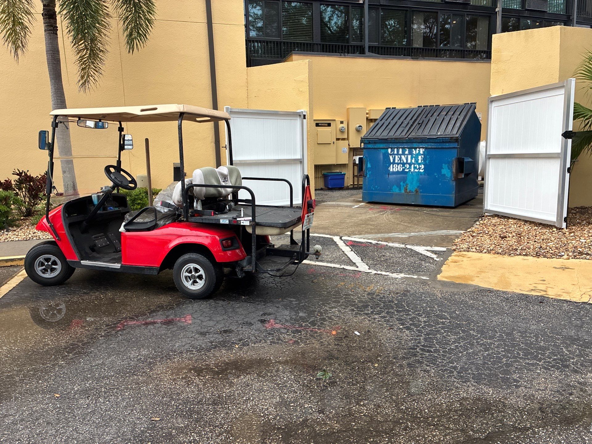 Comprehensive Parking Lot Mill and Overlay with Custom Line Striping in Venice by Everline Coatings & Services - Southwest FL