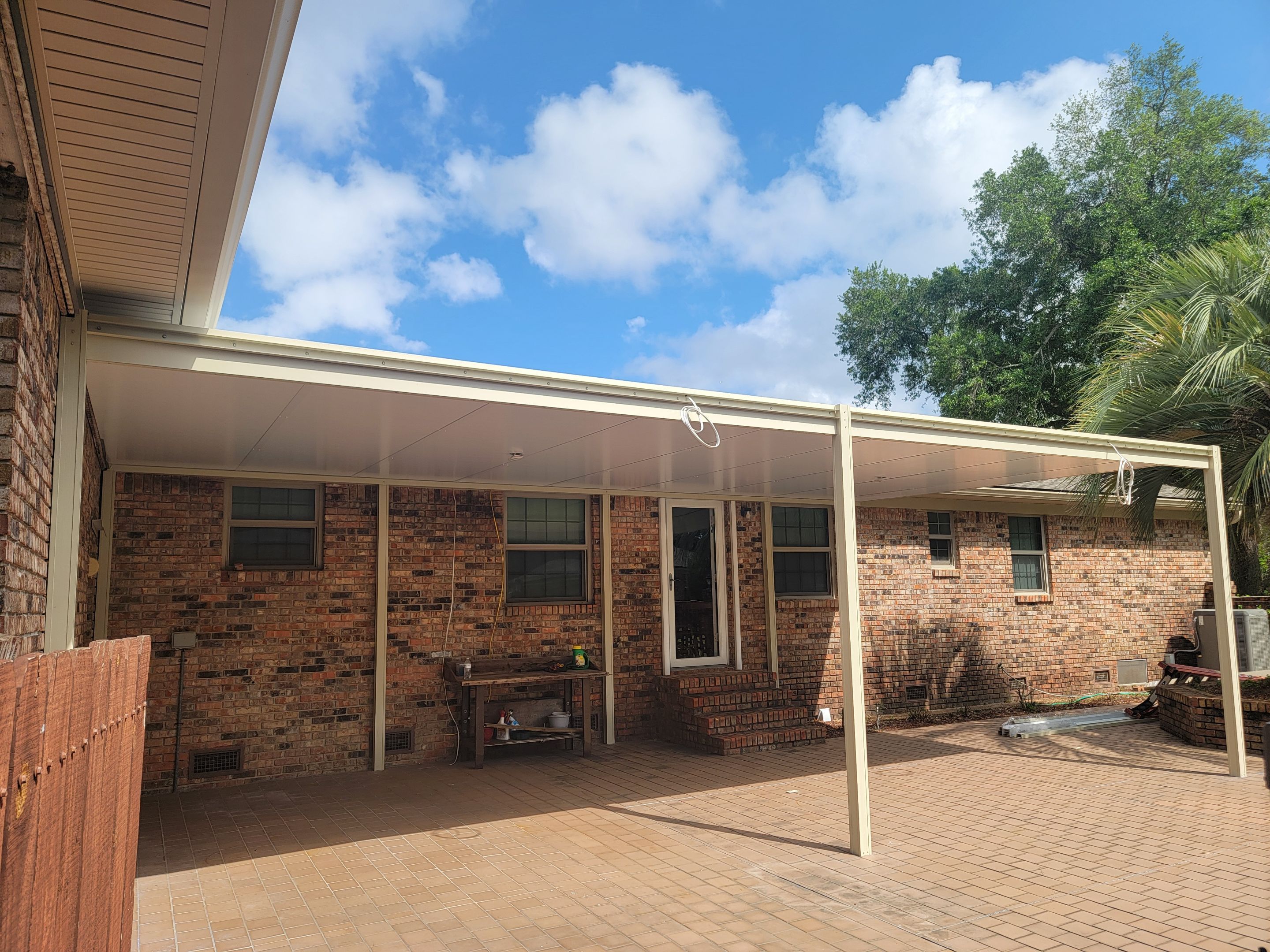 Patio Cover using Colorbeam by Titan Sunrooms