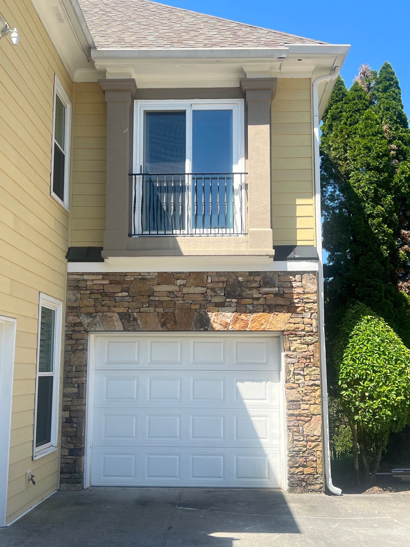 Full Exterior Siding Replacement and Stone Veneer Installation in Roswell by Swift Home Renovations
