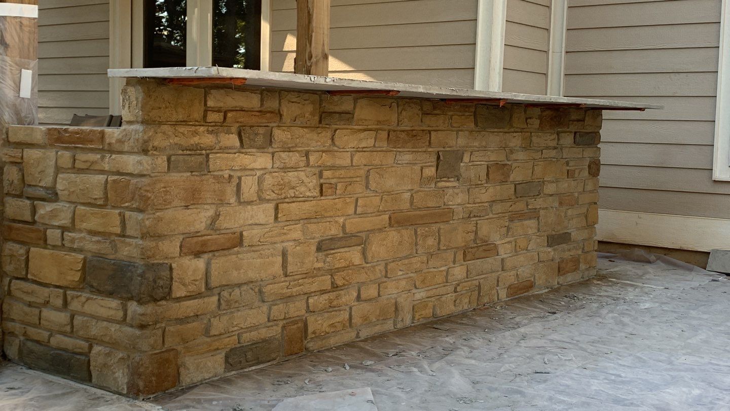 Outdoor Kitchen using Clifrock Panels by Xtreme Concrete Services