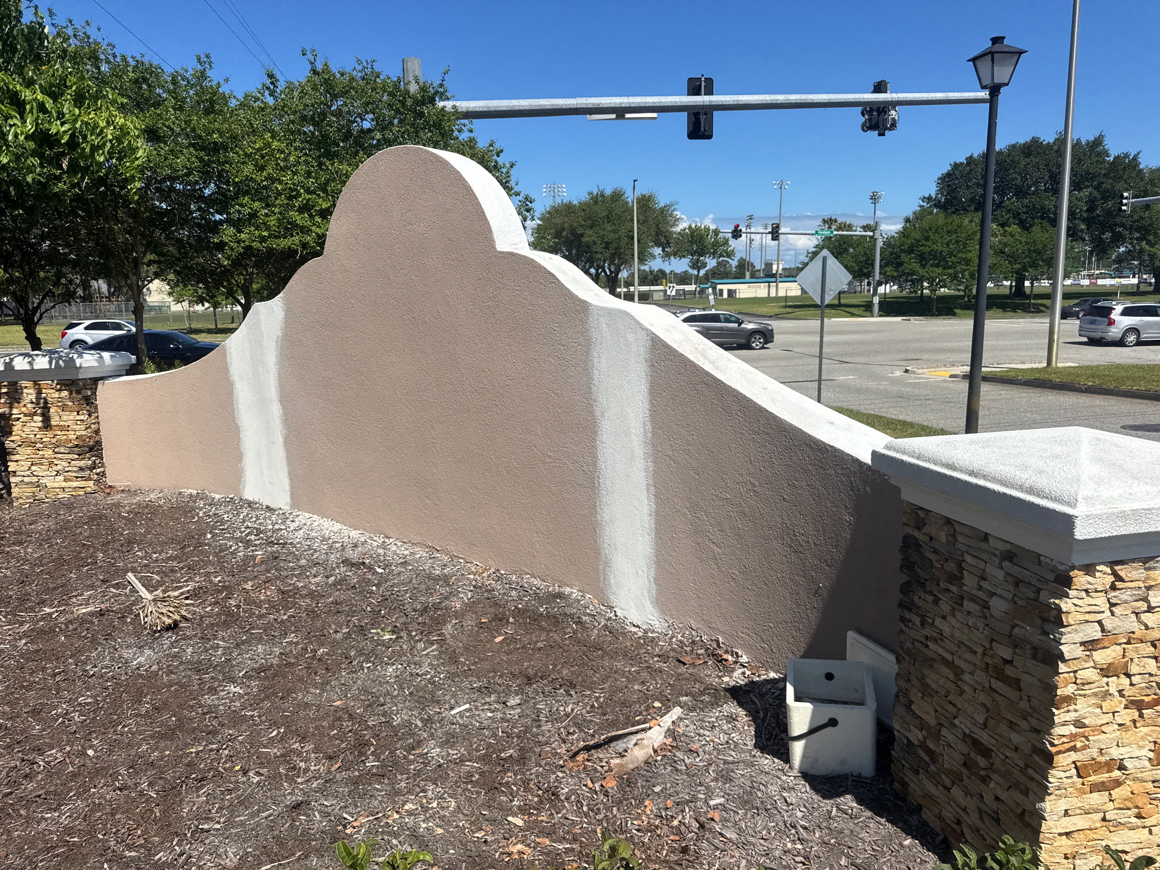 Exterior Painting and Stucco Restoration for Bentwater Place Amenities by Colorwise Painting