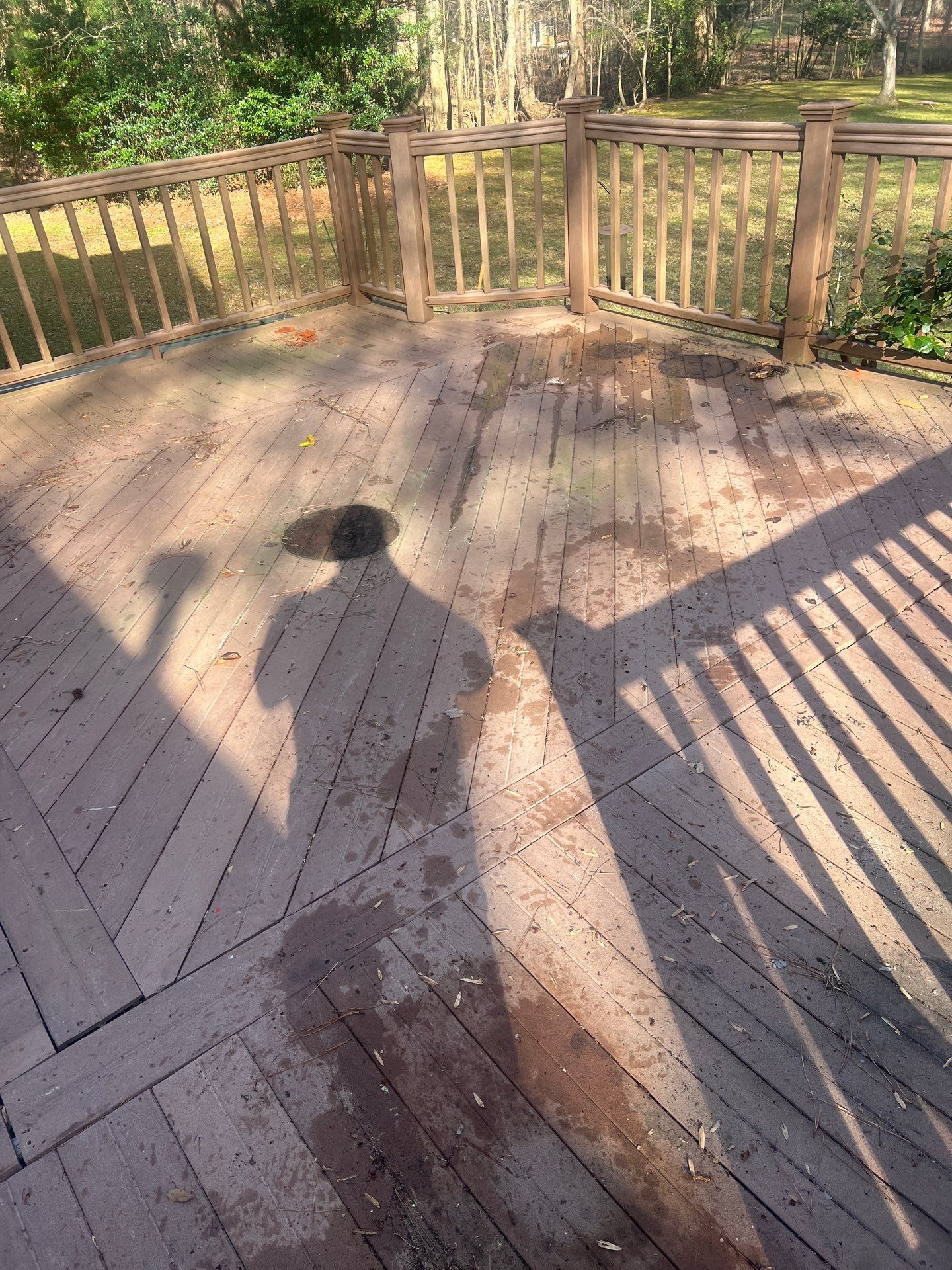 Deck Installation using Pressure Treated Pine in Peachtree Corners, GA by Nelson Exteriors 