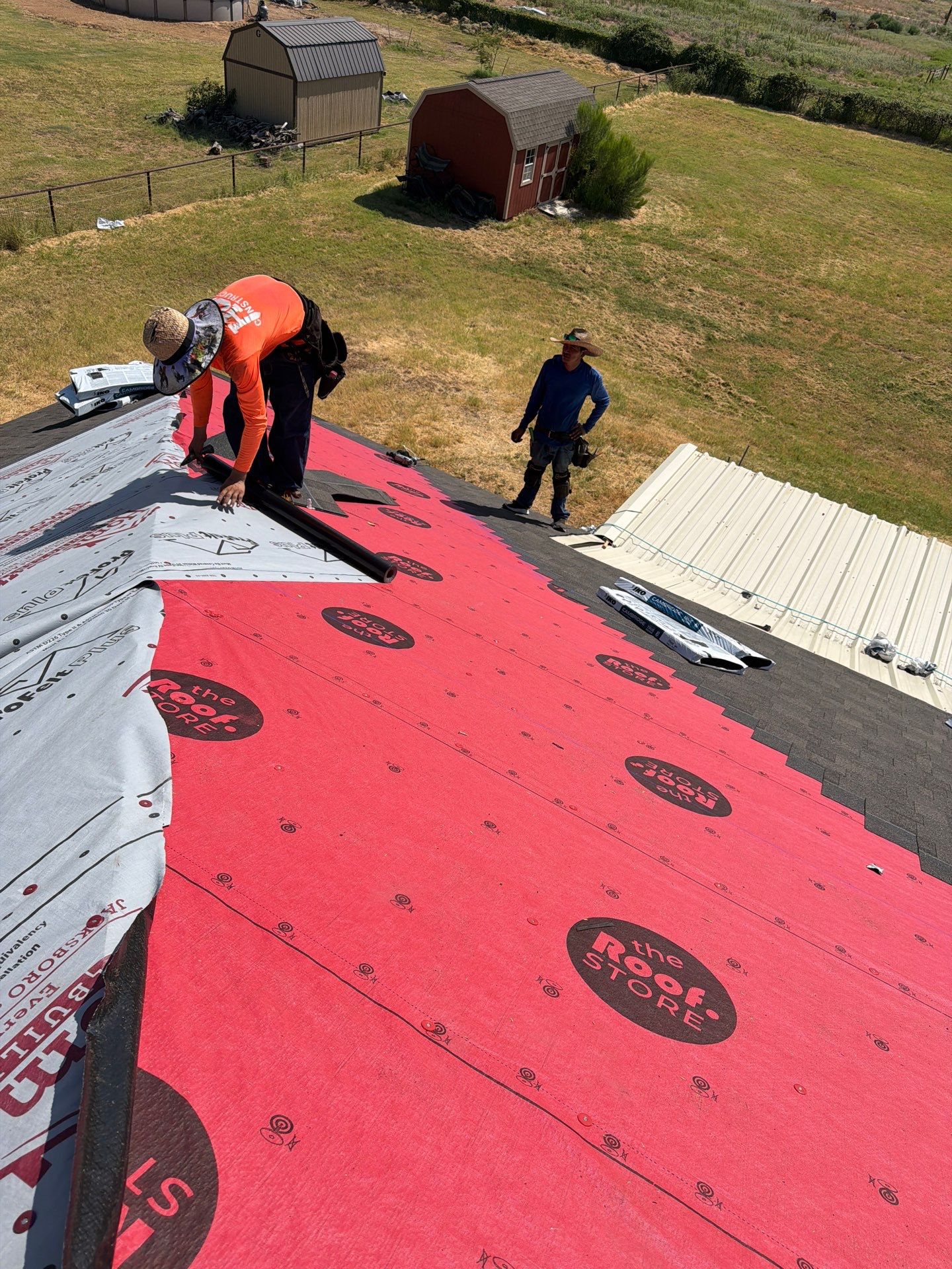 Residential Roof Replacement and Decking Repair in Springtown, Texas by Performance 1 Roofing