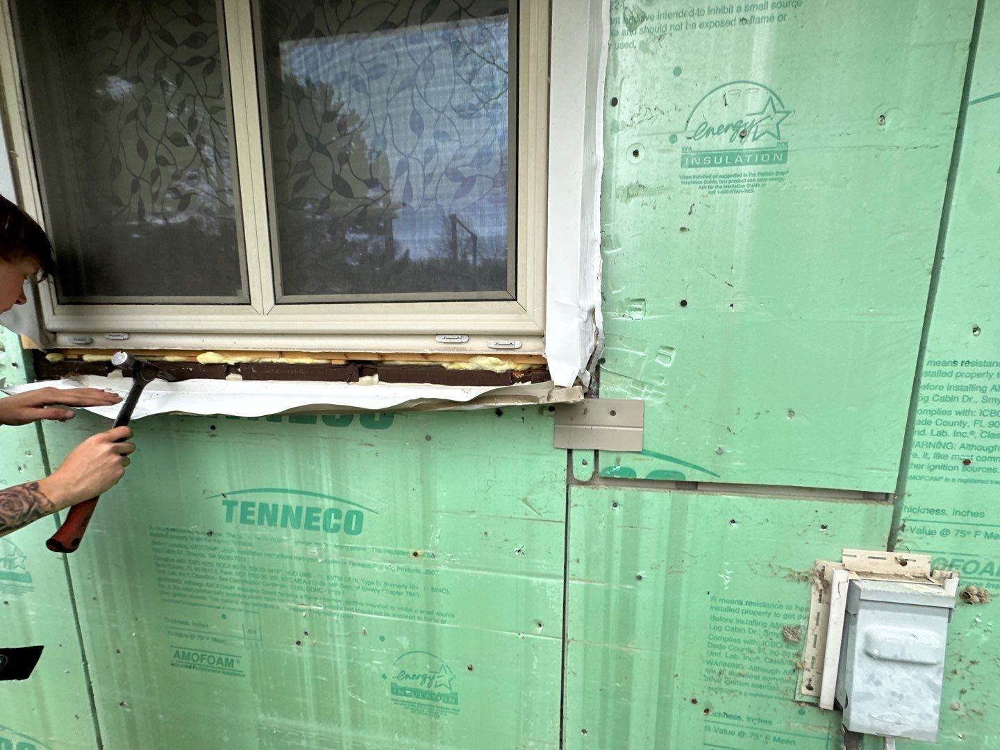 Siding Installation using Timbermill Forest Brown by 180 Contractors