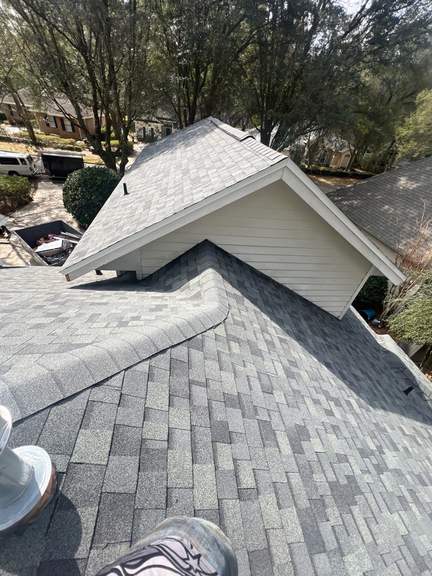 Gainesville roofing contractors replacing roof by Brehm Roofing