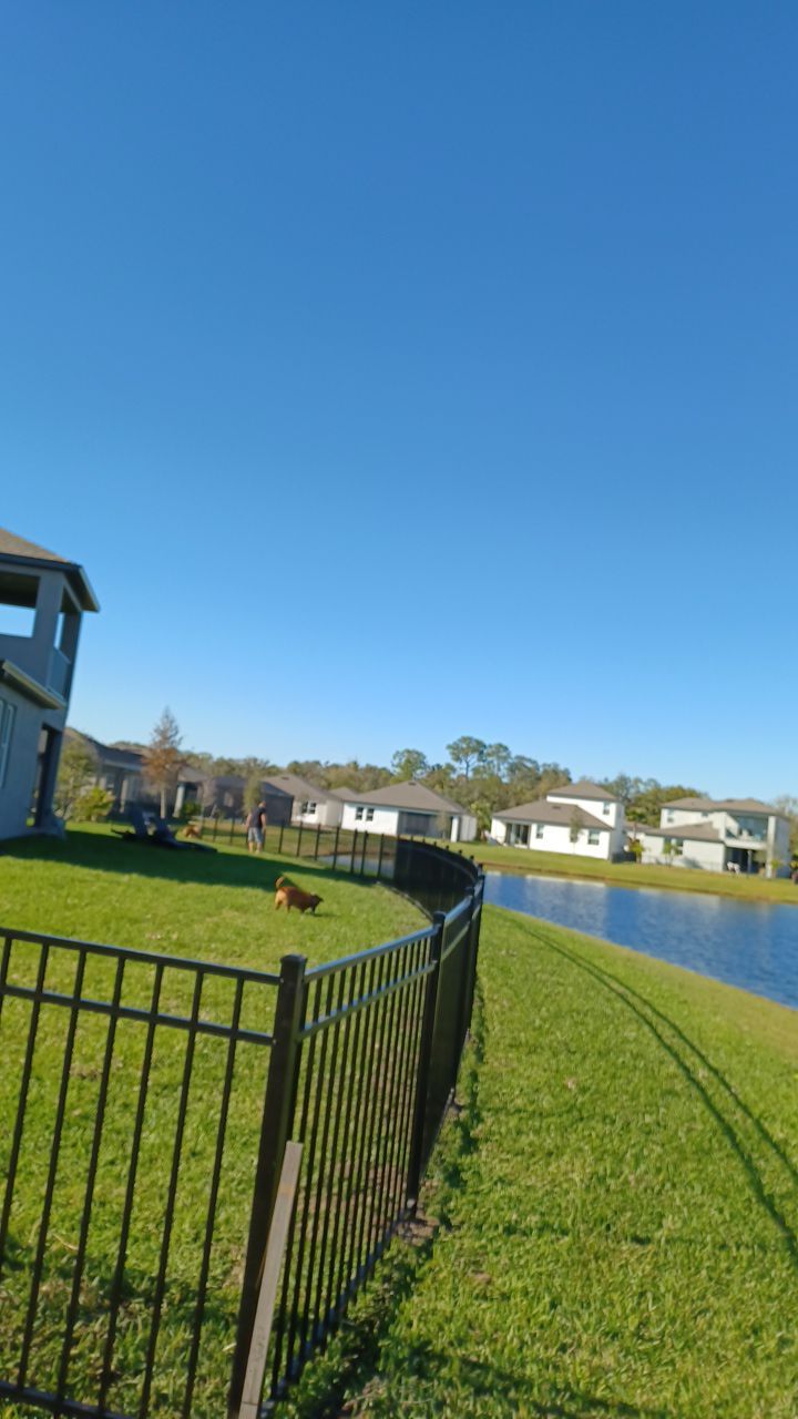 Parrish, FL 4 ft. Tall 3-Rail Black Aluminum  by Asap fence and gates, LLC